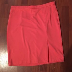The Limited - Coral Cotton Dress Skirt